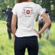 Damenmode T-shirt - In Switzerland we Trust (wir glauben an die Schweiz) und zwei Holsteinkühen rund um das Wappen der Schweiz