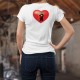 Donna T-shirt stretto - Cuore Glaronese