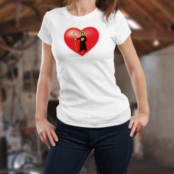 Donna T-shirt stretto - Cuore Glaronese