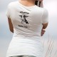 Attention Vache Folle ! ✿ vache Holstein ✿ T-shirt humoristique mode dame