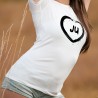 Frauen Jura Slim T-shirt - JU Herz