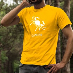 T-shirt coton mode homme - Signe astrologique du Cancer ♋