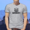 Dzodzet depuis 1481 ★ T-Shirt fribourgeois homme (logo d'une bière célèbre du canton de Fribourg)
