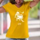 T-shirt in cotone moda donna - Segno Zodiacale Leone ♌