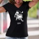 Lady's fashion cotton t-shirt - astrological sign Leo ♌