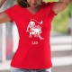 Frauen Mode Baumwolle T-Shirt - Sternzeichen, Sternbild Löwe ♌