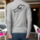 Men's Sweatshirt - Neuchâtel brush borders and NE Letters