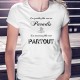 Damenmode T-shirt - Les gentilles filles