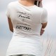Les gentilles filles vont au Paradis, les mauvaises filles vont partout ★ T-Shirt humoristique femme, Ange et lettres sexy