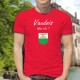 Vaudois, What else ? ★ T-Shirt coton mode homme, écusson du canton de Vaud