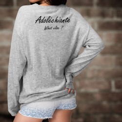 Donna Sweatshirt - Adoléchiante, What else ?