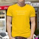 Men's cotton T-Shirt - Parfois, j'aimerais faire du sport