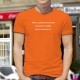 Men's cotton T-Shirt - Parfois, j'aimerais faire du sport