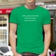 Men's cotton T-Shirt - Parfois, j'aimerais faire du sport