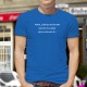 Men's cotton T-Shirt - Parfois, j'aimerais faire du sport