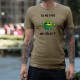 Tu me fais un câlin ? ★ Alien Smiley ★ T-shirt humoristique homme, Smiley extra-terrestre vert, bavant, voulant un gros câlin
