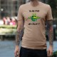 Tu me fais un câlin ? ★ Alien Smiley ★ T-shirt humoristique homme, Smiley extra-terrestre vert, bavant, voulant un gros câlin