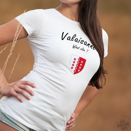 Donna T-shirt stretto - Valaisanne, What else ?