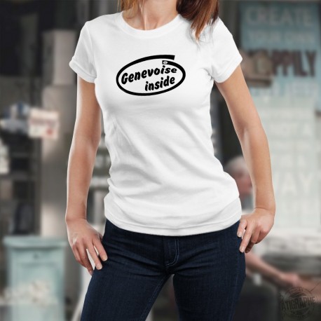 Women's slim T-Shirt - Genevoise Inside