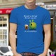 Baumwolle T-Shirt - Je suis autodidacte ★ Bière Alien Smiley ★