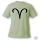 T-Shirt - Sternbild Widder - für Herren oder Frauen, Alpine Spruce