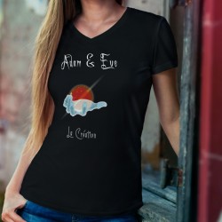 La Création ★ Adam & Eve® ★ Women's Fashion cotton T-Shirt