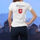 Gruérienne, What else ? ★ Gruérienne, quoi d'autre ? ★ T-Shirt mode dame illustré du drapeau du district de la Gruyère