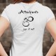 Attachiante, jour et nuit ★ paire de menottes ★ T-Shirt mode dame humoristique