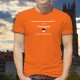 Uomo cotone T-Shirt - 1481 Annexion de la Suisse par les Dzodzets