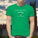 Uomo cotone T-Shirt - 1481 Annexion de la Suisse par les Dzodzets