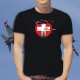Aérospatiale AS332 Super Puma ★ Forces aériennes suisses ★ T-Shirt coton homme Blueprint