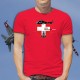 Aérospatiale AS332 Super Puma ★ Forces aériennes suisses ★ T-Shirt coton homme Blueprint