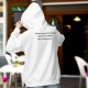 ★ Parfois, j'aimerais faire du sport mais mon lit est jaloux, alors je reste avec lui ★ Pull humoristique blanc à capuche dame