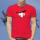 de Havilland Venom ★ Schweizer Luftwaffe ★ Herren Mode Baumwolle T-Shirt