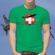 de Havilland Venom ★ Schweizer Luftwaffe ★ Herren Mode Baumwolle T-Shirt