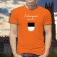 Fribourgeois, What else ? ★ T-Shirt coton homme, écusson du canton de Fribourg et inspiré d'une marque de café espresso connue