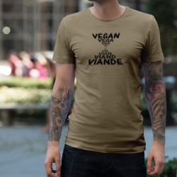 T-Shirt - VEGAN vs VIANDE