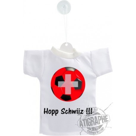 Mini football T-Shirt - Hopp Schwiiz - pour voiture
