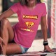 Fonduegirl ✻ comics super héros ✻ T-Shirt coton dame