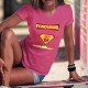 FondueGirl ✻ SuperHero Comics ✻ Women's Cotton T-Shirt