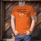 Racletteman ★ SuperHero Comics ★ Men's Fashion cotton T-Shirt on the raclette, the famous cheese fondue