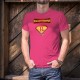 Racletteman ★ SuperHero Comics ★ Men's Fashion cotton T-Shirt on the raclette, the famous cheese fondue