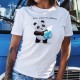 C'est aussi ma planète ❤ bébé Panda tenant la Terre entre ses pattes ❤ T-Shirt décontracté dame réchauffement climatique
