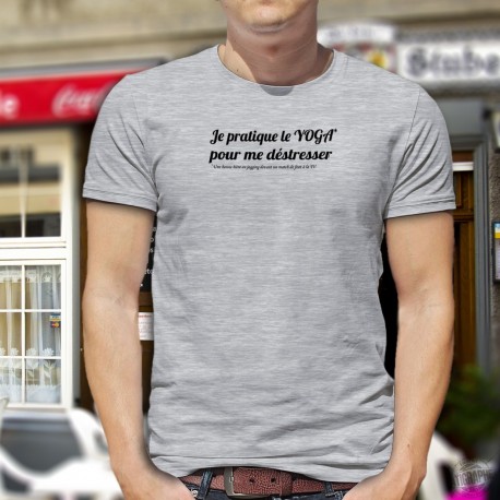 Funny T-Shirt - Yoga masculin