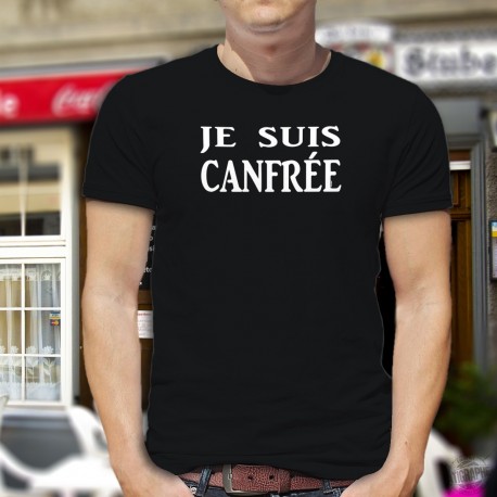 Je suis CANFREE ★ état d'ivresse spectaculaire en Romandie ★ T-Shirt coton homme pour les lendemains d'hier