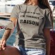 Sauf erreur de ma part, j'ai toujours raison ★ T-Shirt humoristique casual, décontracté dame