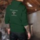 Les hommes ne sont pas parfaits ! mais les Jurassiens en sont sacrément proches ★ écusson jurassien ★ Pull à capuche coton homme