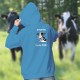 Cotton Hoodie - Attention Vache Folle