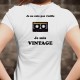 Vintage Cassette audio ⏪⏸⏵⏹ Je ne suis pas vieille, je suis Vintage ⏩ T-Shirt humoristique dame bande magnétique