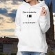 Etre dzodzette ★ ça n'a pas de prix ! ★ Pull à capuche dame avec l'écusson fribourgeois et inspirée de la publicité Mastercard